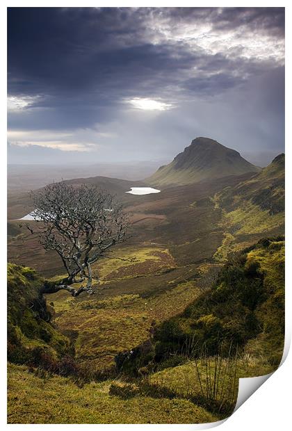 Mirror Sky over the Quiraing Print by Matthew Train