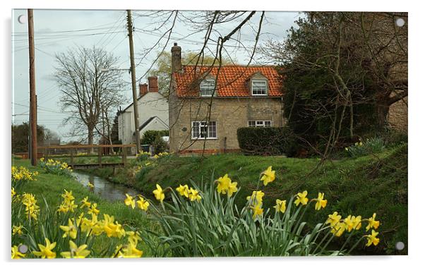 England Springtime  Acrylic by John Siddle