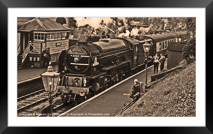 A1 Peppercorn Class No 60163 Tornado Framed Mounted Print by William Kempster