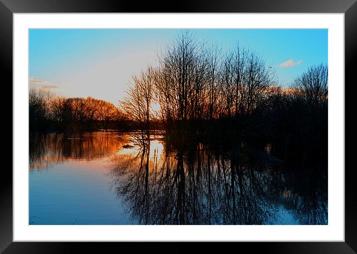 The Flood Framed Mounted Print by Shaun Cope