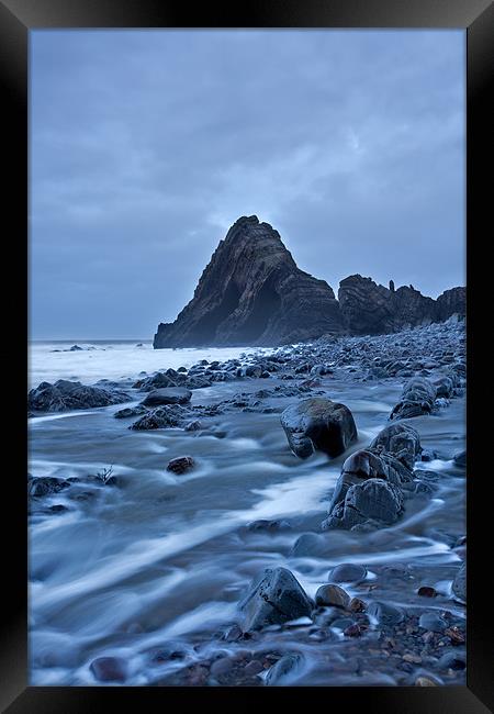 Black Church Rock. Framed Print by Andrew Wheatley