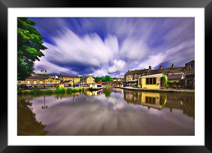 Skipton on a windy day Framed Mounted Print by Matthew Burniston