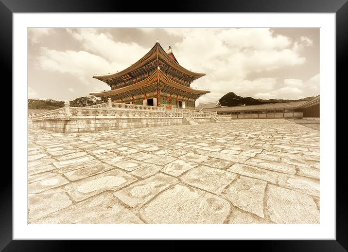 Changdeokgung Framed Mounted Print by Mary Lane