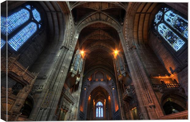 Liverpool Anglican cathedral Canvas Print by Jason Connolly