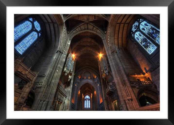 Liverpool Anglican cathedral Framed Mounted Print by Jason Connolly