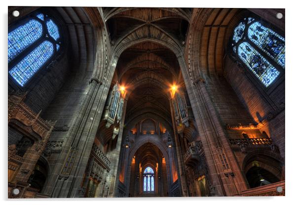 Liverpool Anglican cathedral Acrylic by Jason Connolly