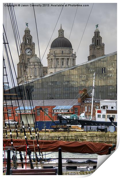 Liverpool, England Print by Jason Connolly