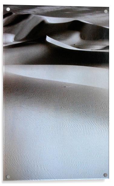 sand dunes Acrylic by caren chapman