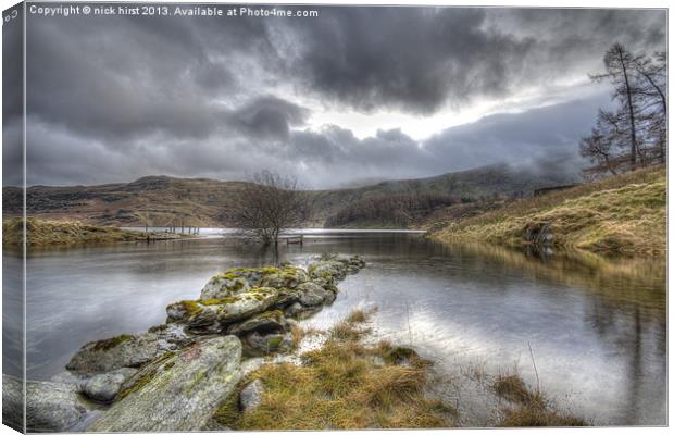 Haweswater Reservoir Canvas Print by nick hirst