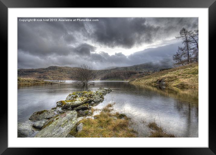 Haweswater Reservoir Framed Mounted Print by nick hirst