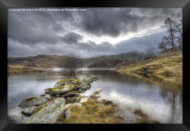 Haweswater Reservoir Framed Print by nick hirst