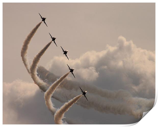 Red Arrows Print by Keith Campbell