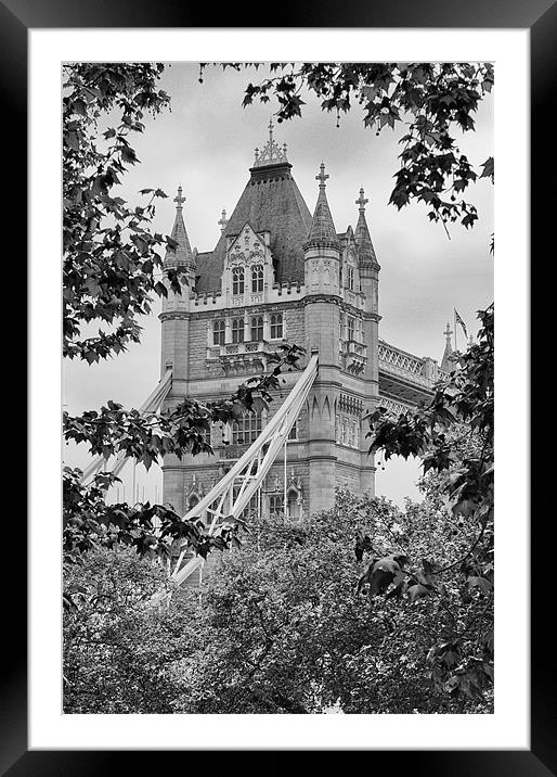 Tower Bridge London Framed Mounted Print by Paul Corrigan