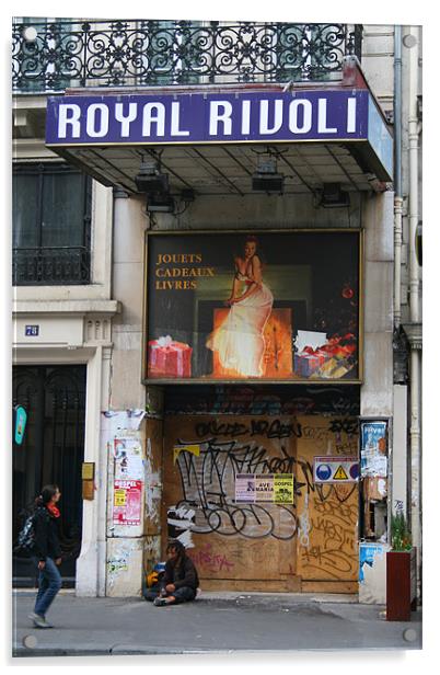 The Rivoli Doorman Acrylic by John Piper