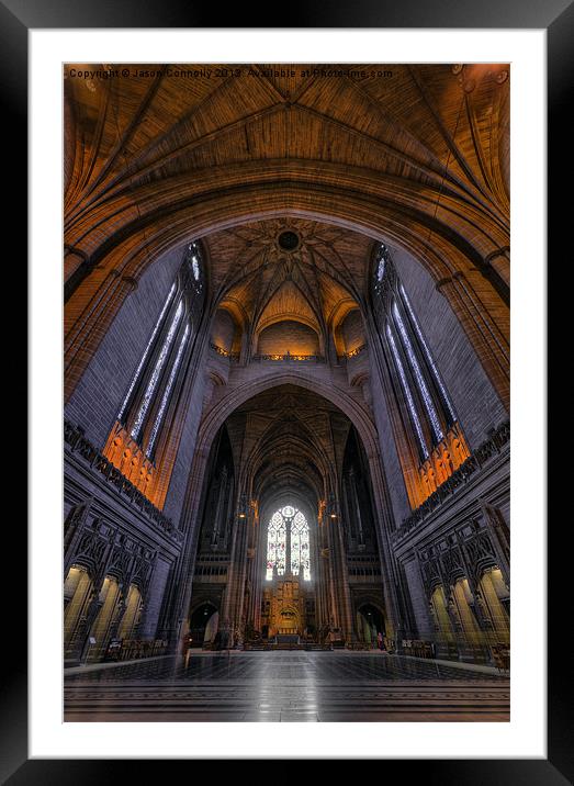 Liverpool Cathedral, England Framed Mounted Print by Jason Connolly