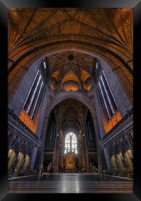 Liverpool Cathedral, England Framed Print by Jason Connolly