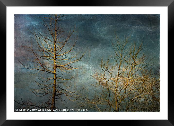 Winter Storm Framed Mounted Print by Martyn Williams