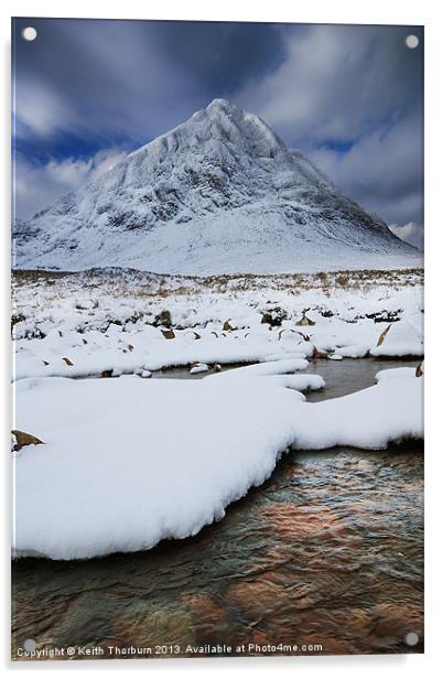 Buachaille Etive Mor Acrylic by Keith Thorburn EFIAP/b