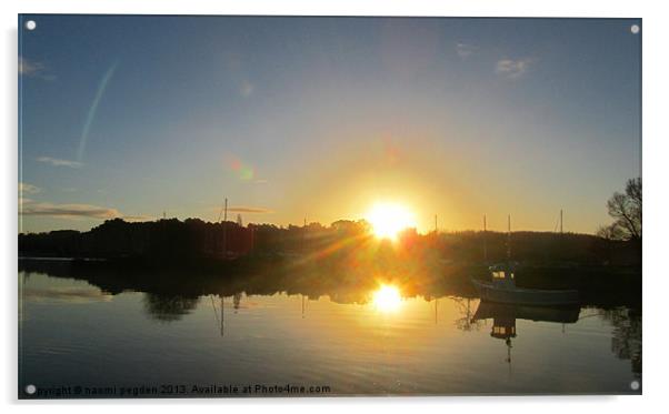 Birth of a beautiful day Acrylic by N C Photography