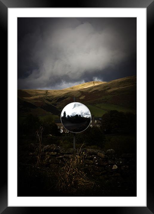 A reflection of the mood Framed Mounted Print by Mark Battista