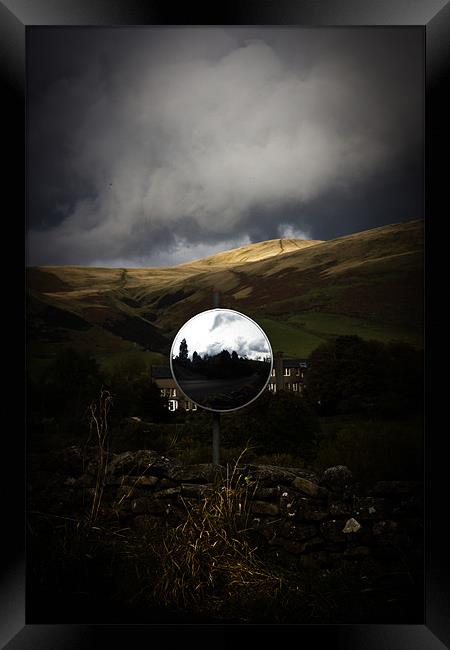 A reflection of the mood Framed Print by Mark Battista