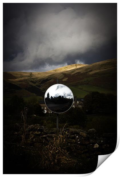 A reflection of the mood Print by Mark Battista