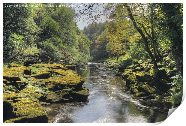 Bolton Abbey Print by nick hirst