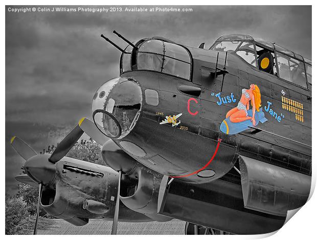 Just Jane SC Print by Colin Williams Photography