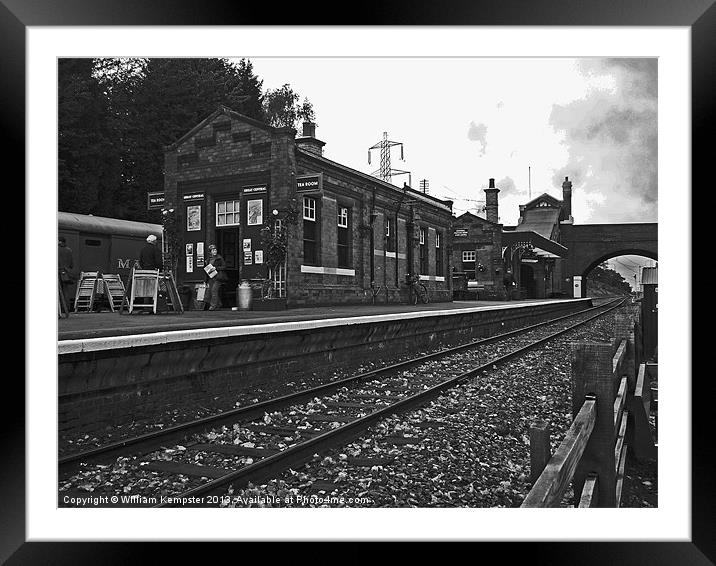 Great Central Rothley Station Framed Mounted Print by William Kempster