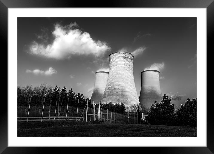 Didcot Power Framed Mounted Print by Oxon Images