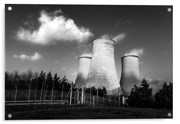 Didcot Power Acrylic by Oxon Images