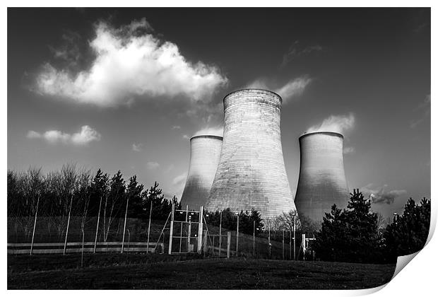 Didcot Power Print by Oxon Images