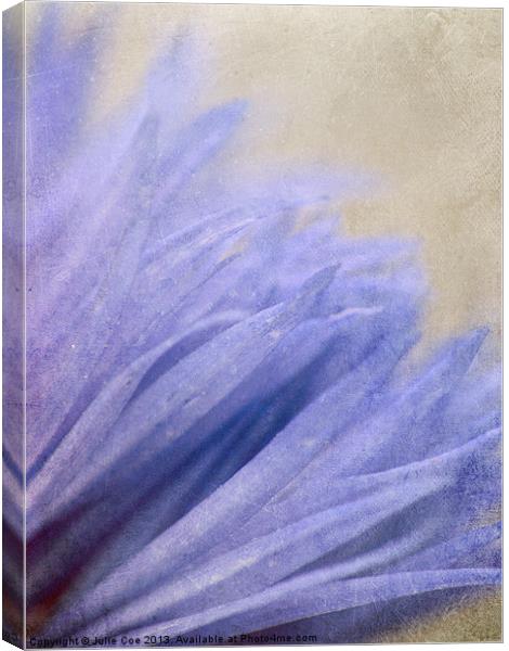 Petals of Blue Canvas Print by Julie Coe