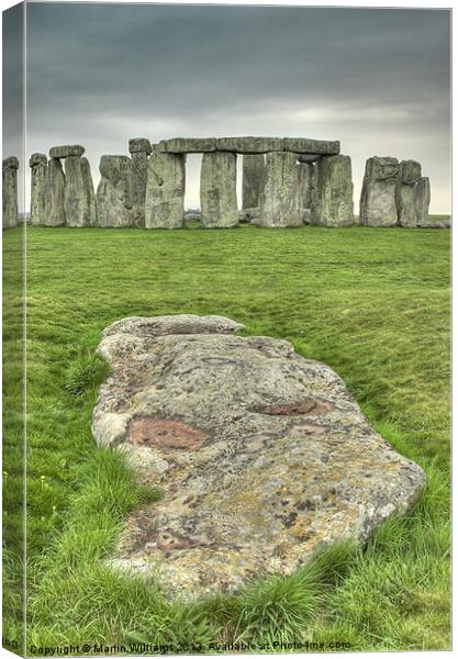 Stonehenge Canvas Print by Martin Williams