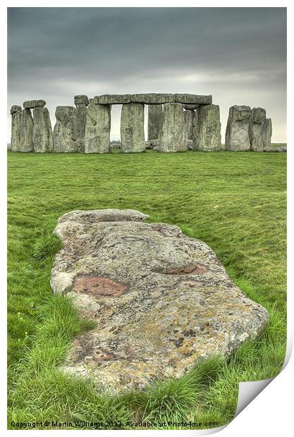 Stonehenge Print by Martin Williams
