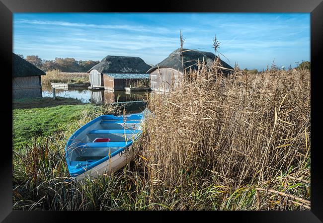Hickling Boathouse Framed Print by Stephen Mole