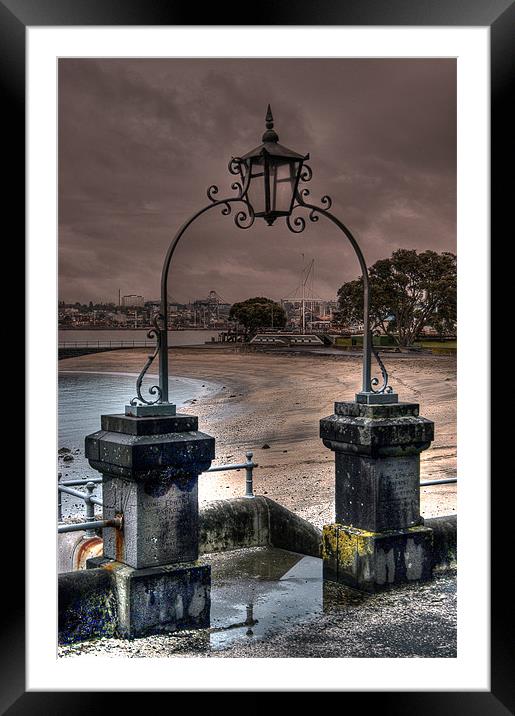 King Edwards Parade Auckland Framed Mounted Print by Mark Llewellyn
