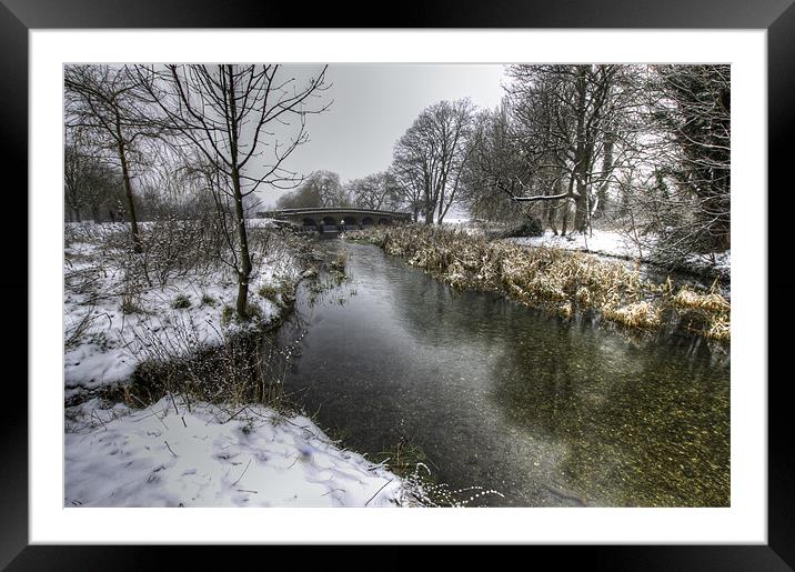 Five Arches in Winter Framed Mounted Print by Stuart Gennery