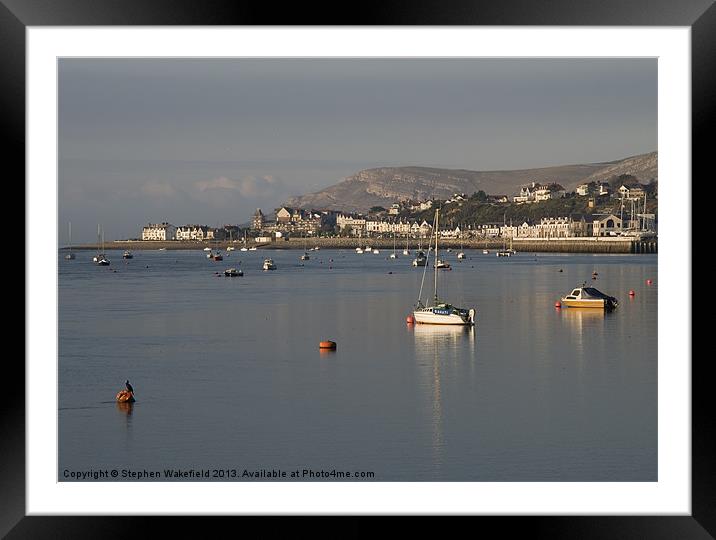 Conwy Estuary Framed Mounted Print by Stephen Wakefield