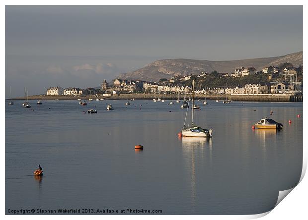 Conwy Estuary Print by Stephen Wakefield