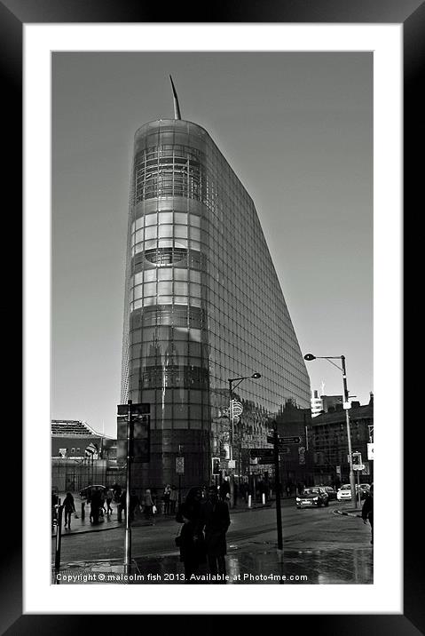 URBIS BUILDING Framed Mounted Print by malcolm fish