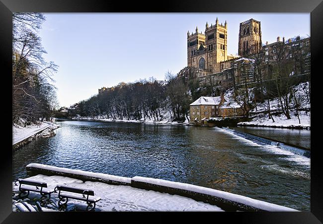 Durham Cathedral in Winter Framed Print by Northeast Images