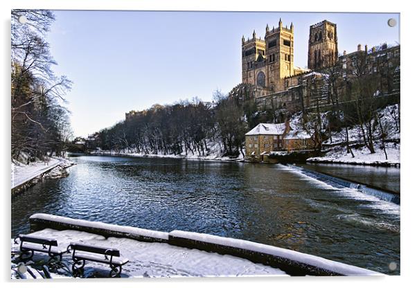 Durham Cathedral in Winter Acrylic by Northeast Images