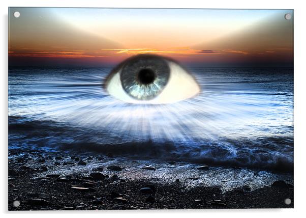 Eye of the ocean Acrylic by Simon West