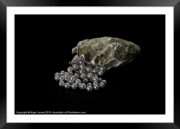 Mother of Pearls Framed Mounted Print by Nigel Jones