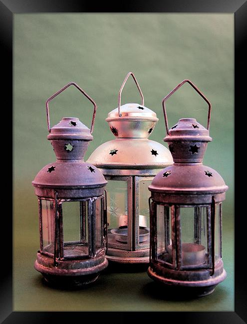 Lantern - Candle holder  Framed Print by Kipli Joni