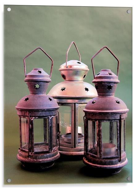 Lantern - Candle holder  Acrylic by Kipli Joni