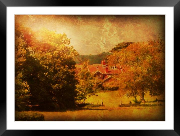 Inthe Middle of Nowhere. Framed Mounted Print by Heather Goodwin