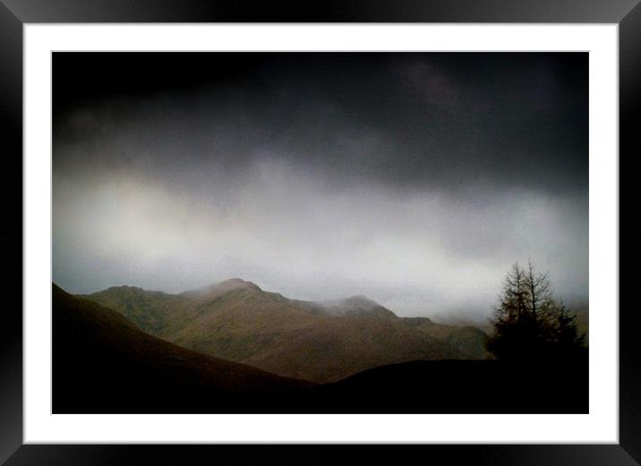 highlands mood Framed Mounted Print by dale rys (LP)
