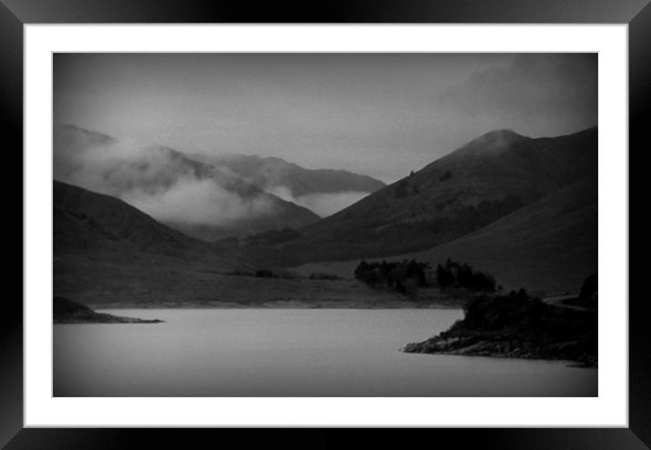 loch cluanie Framed Mounted Print by dale rys (LP)